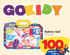 GOKİDY OYUNCAK DOKTOR SETİ 8 PARÇA